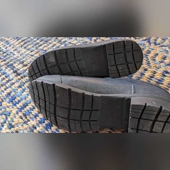 Barbour Navy/Plaid Rubber Garden Clogs, US W9/UK 7 - Picture 4 of 4